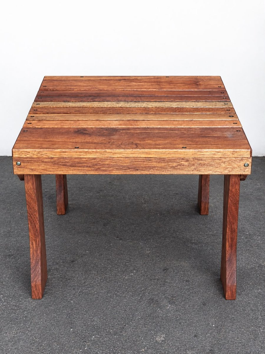 Solid timber coffee table made by Terry